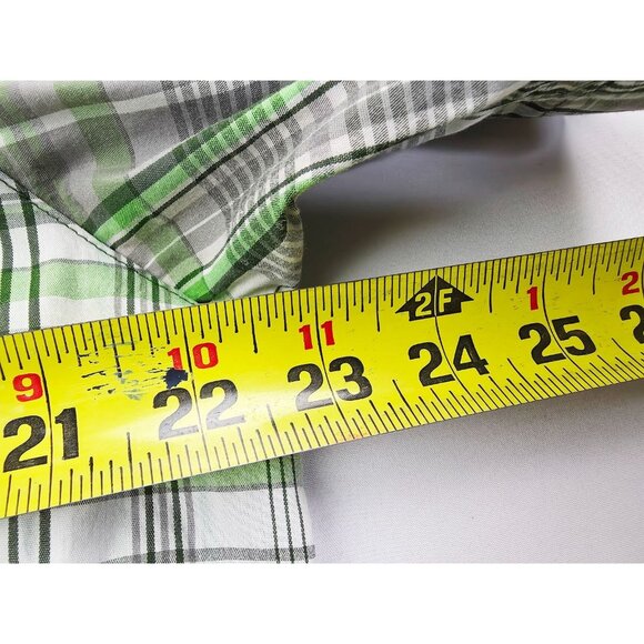 Columbia Omni Wick Advanced Evaporation Size Medium Men Check Short Sleeve Shirt - Picture 2 of 10